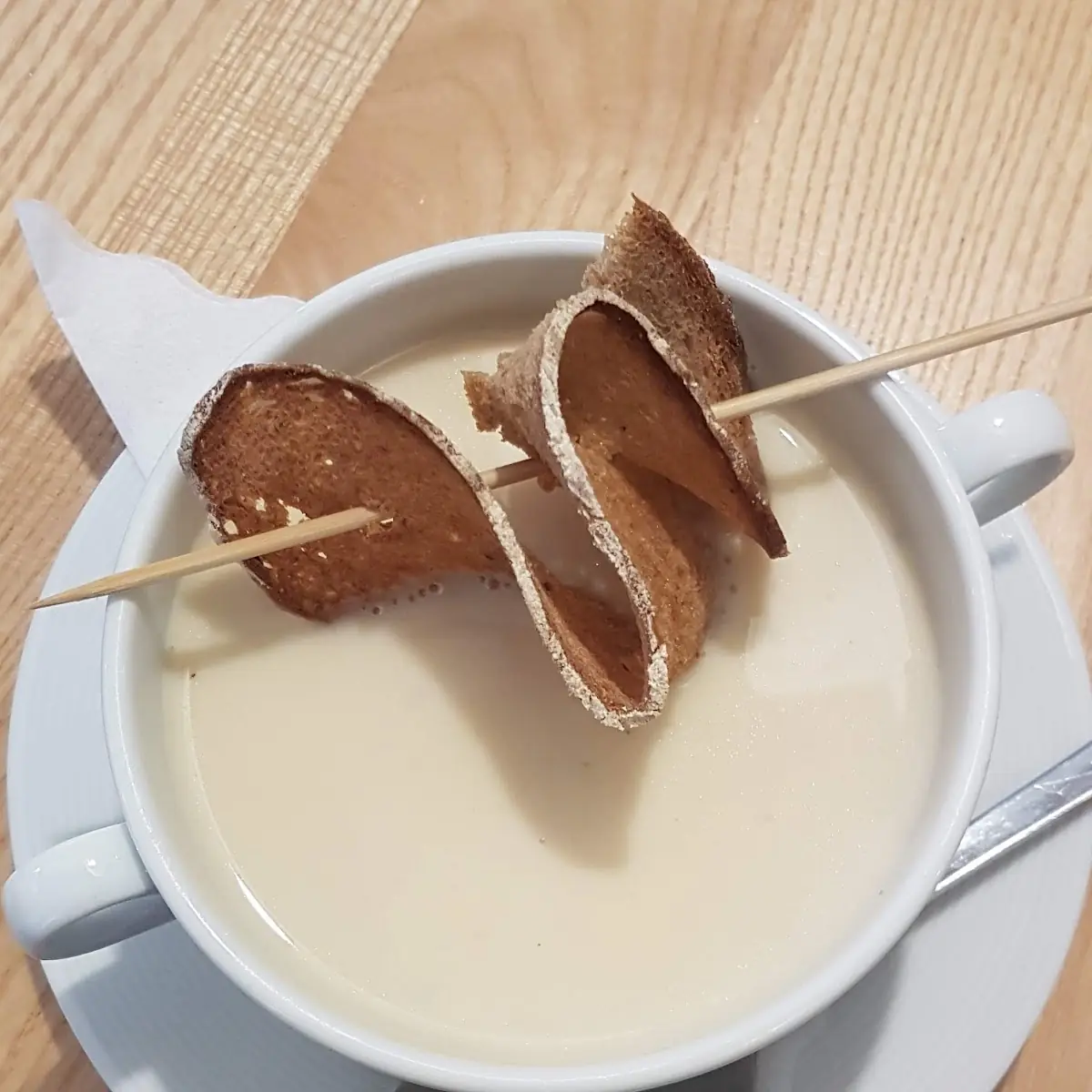 Knoblauchcremesuppe