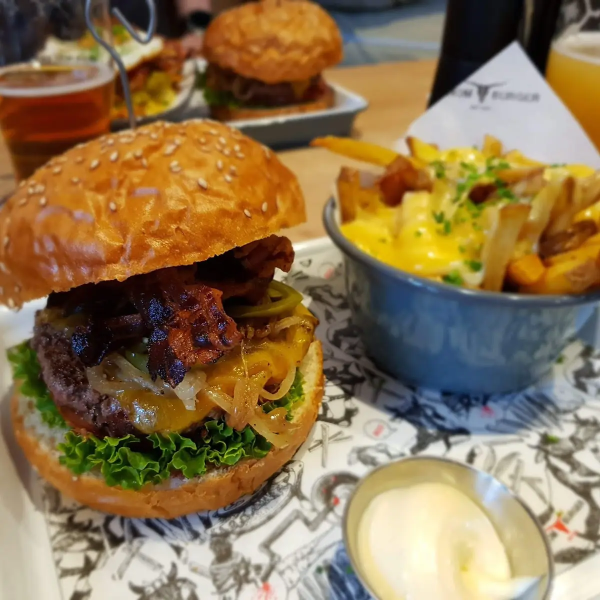 Bacon Burger & Fries