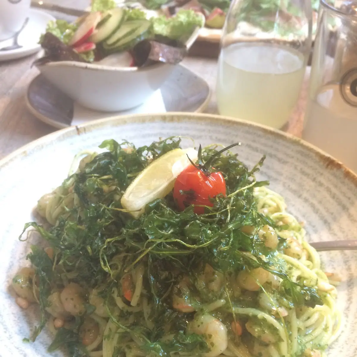 Linguine Mit Scampis