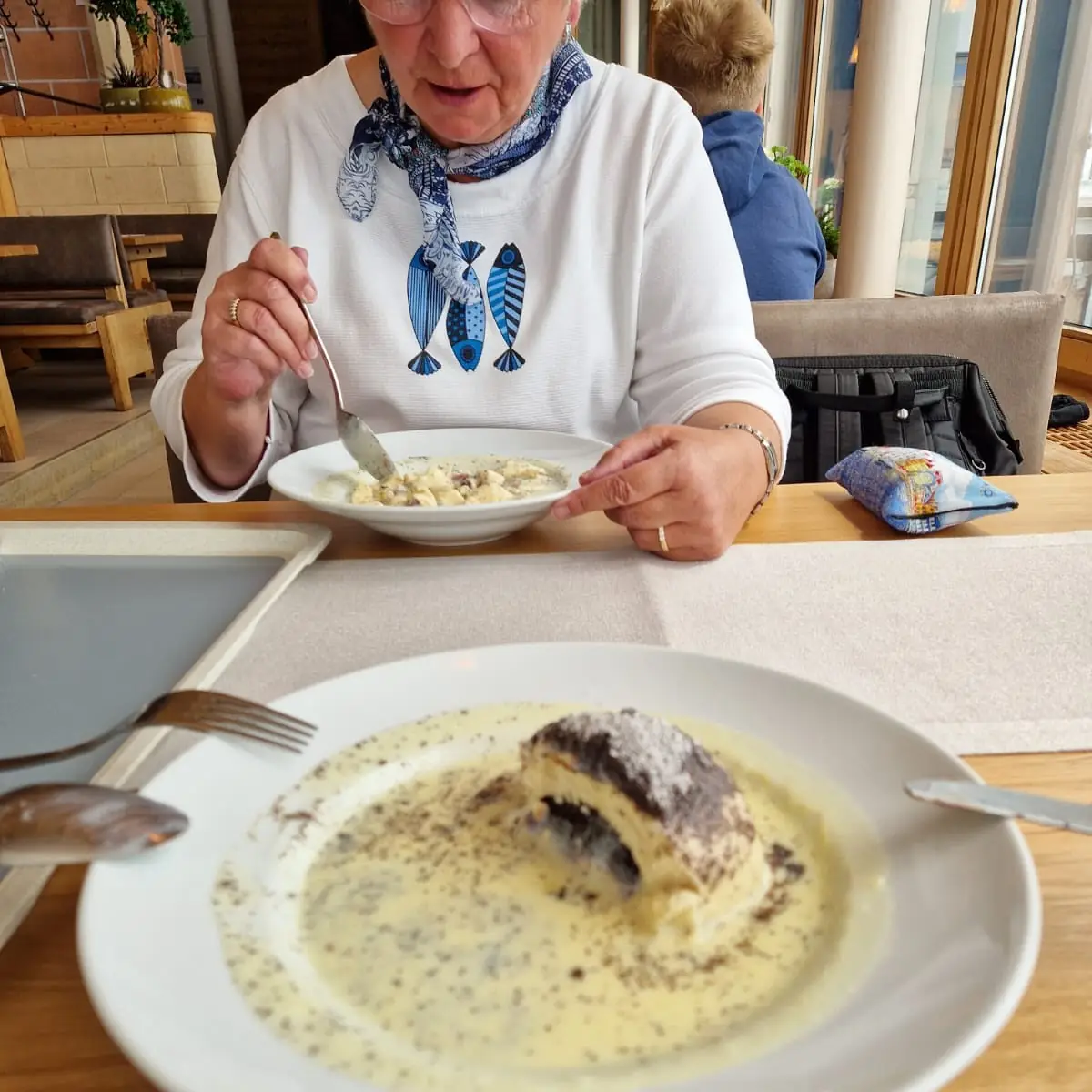 Yeast Dumplings with Vanilla Sauce and Poppy Seeds