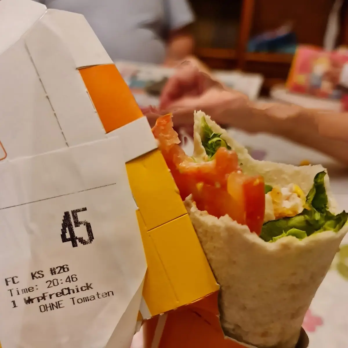 Fresh Chicken Wrap