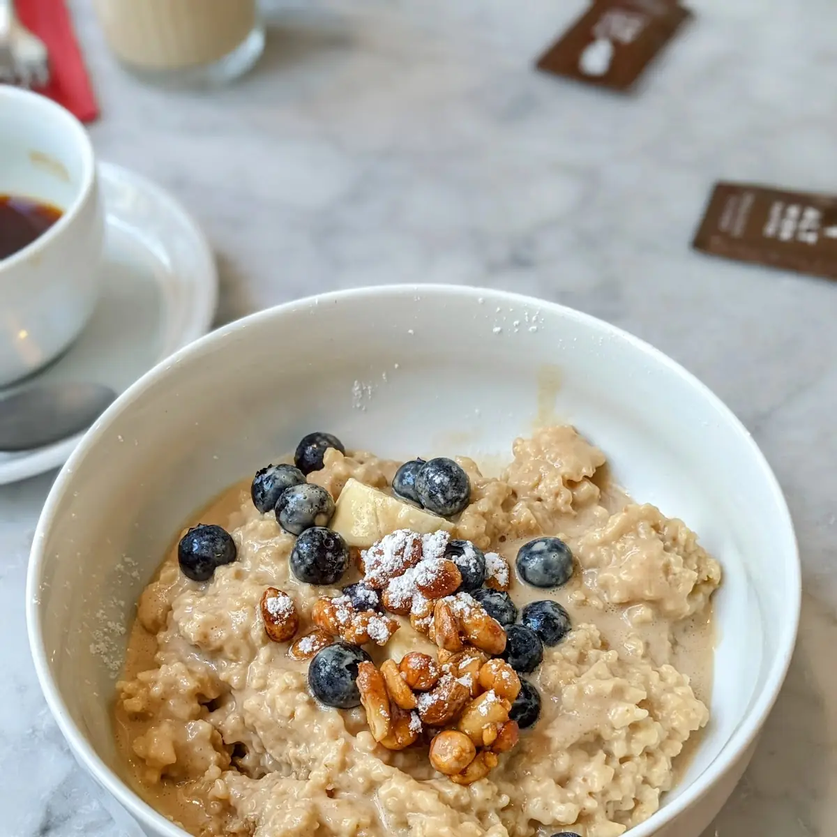Blueberry Peanut Butter Porridge