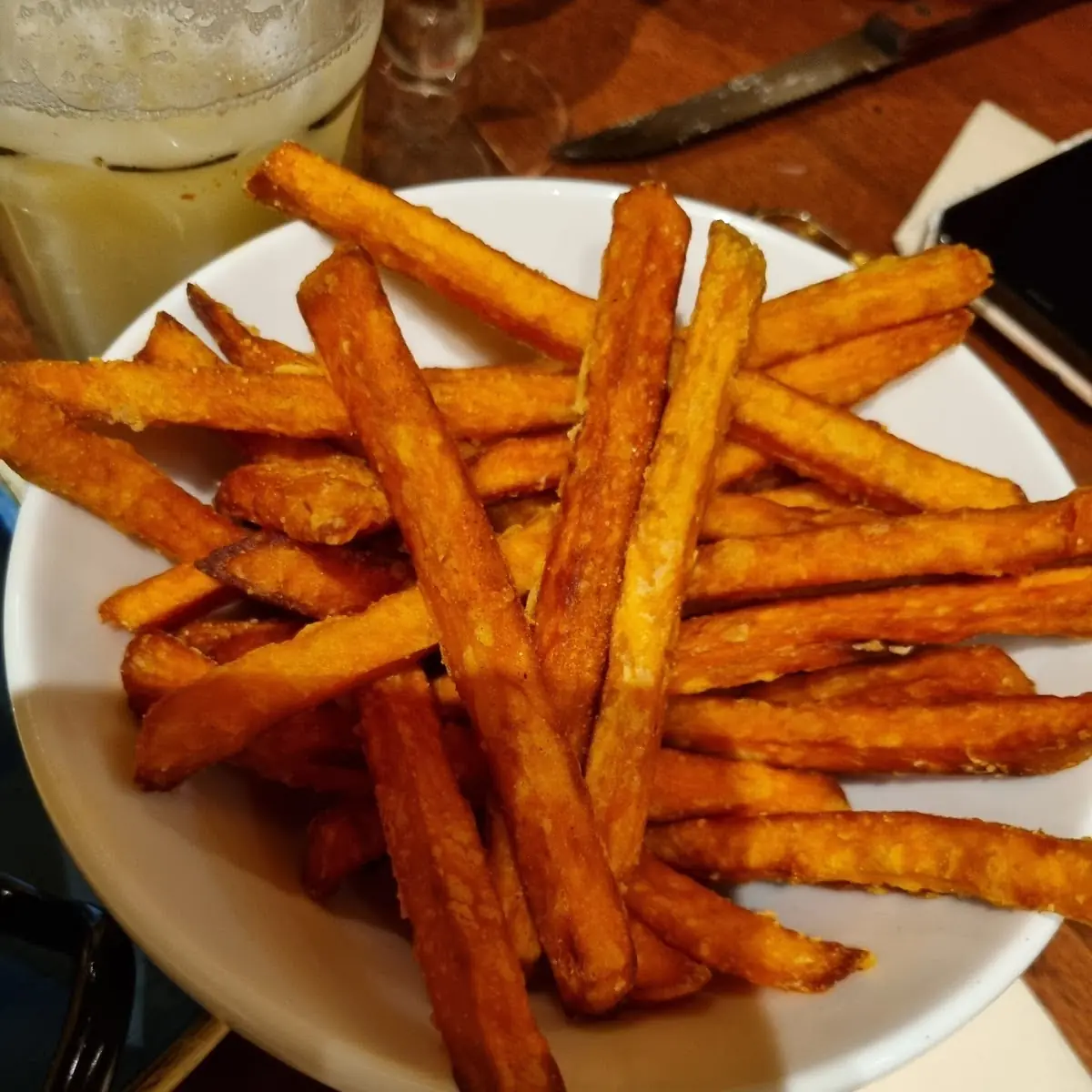 Süßkartoffelpommes