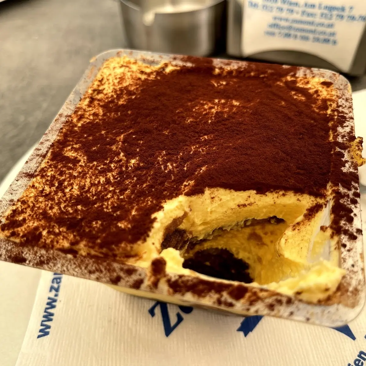 Schicht Foto Tiramisu