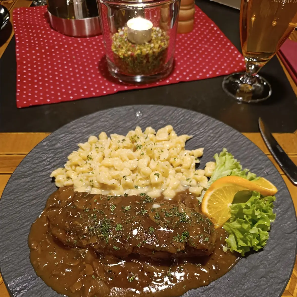 Rindersteak Mit Champignons