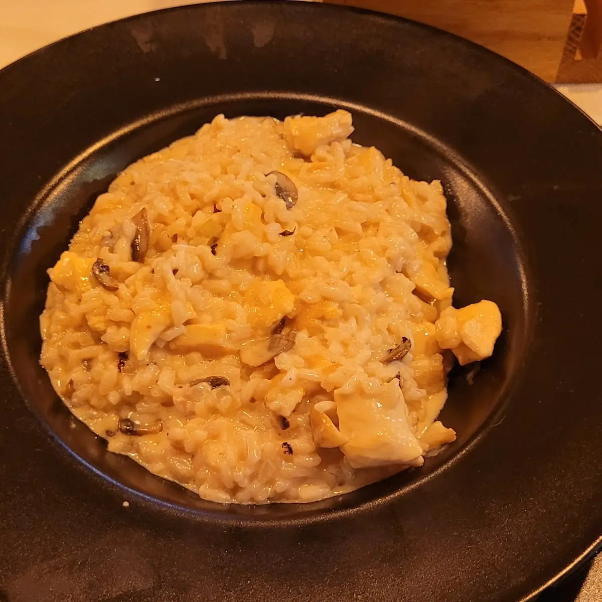 Risotto Pollo Funghi
