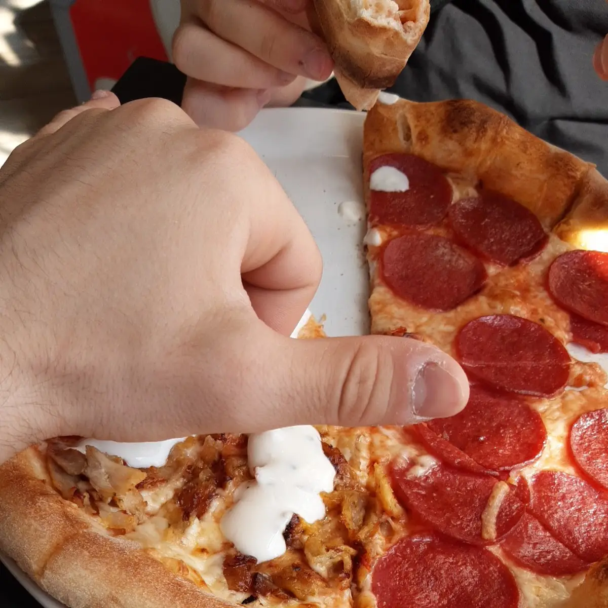 Und Das Soll Die Große Pizza Sein