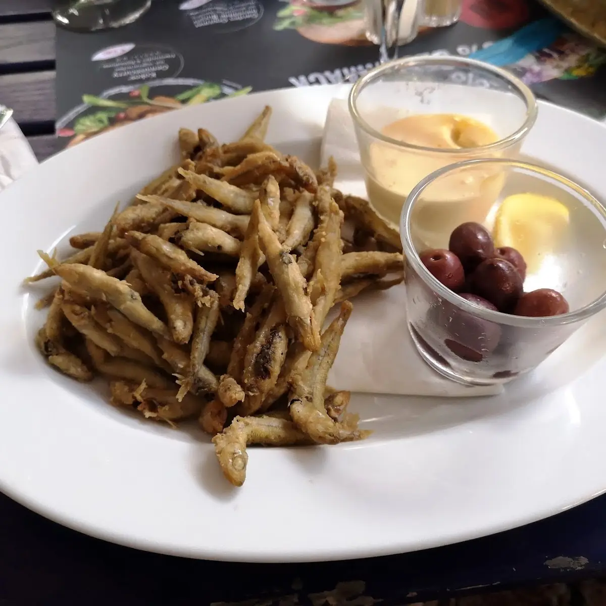 Frittierte Sardinen