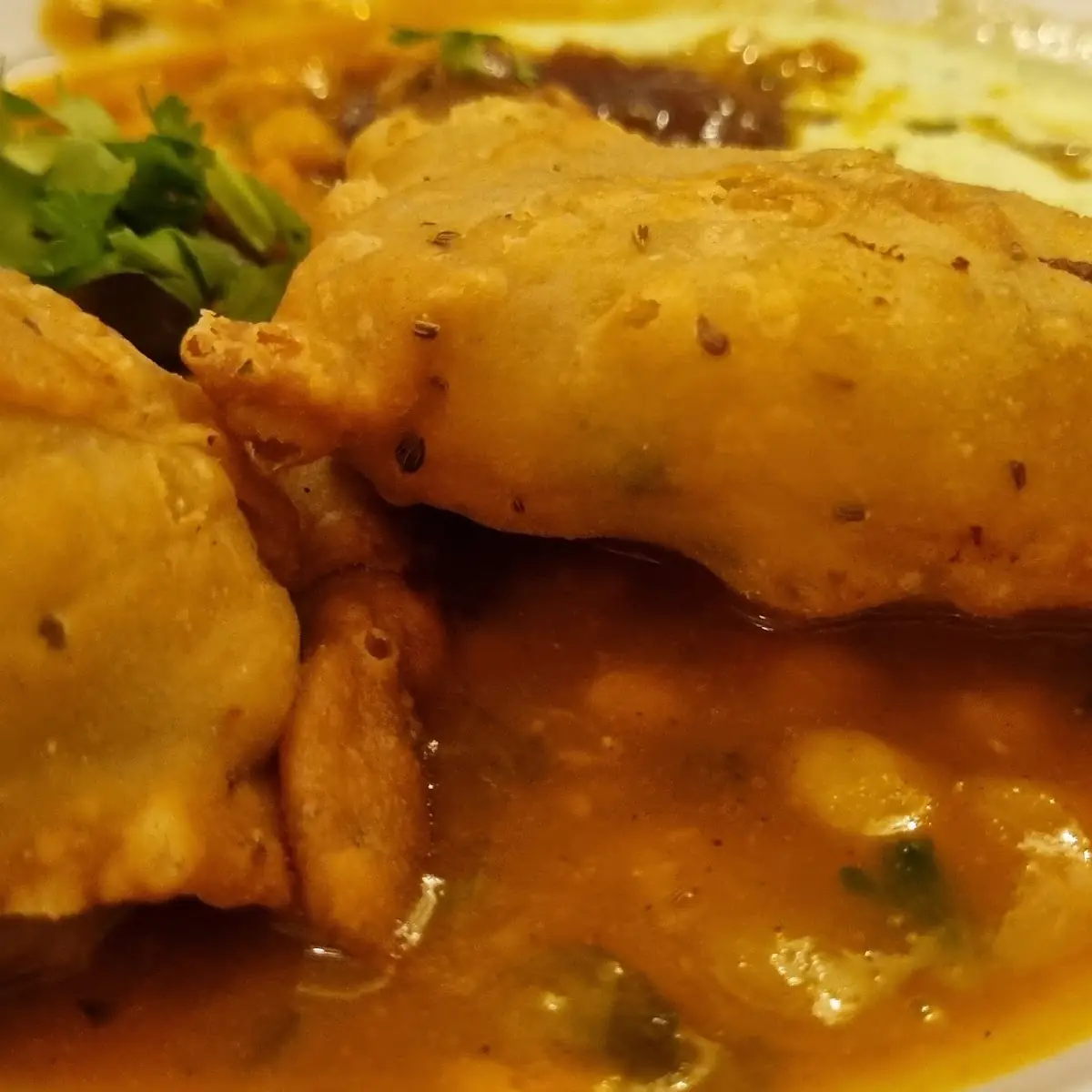 Samota Mit Chana Masala