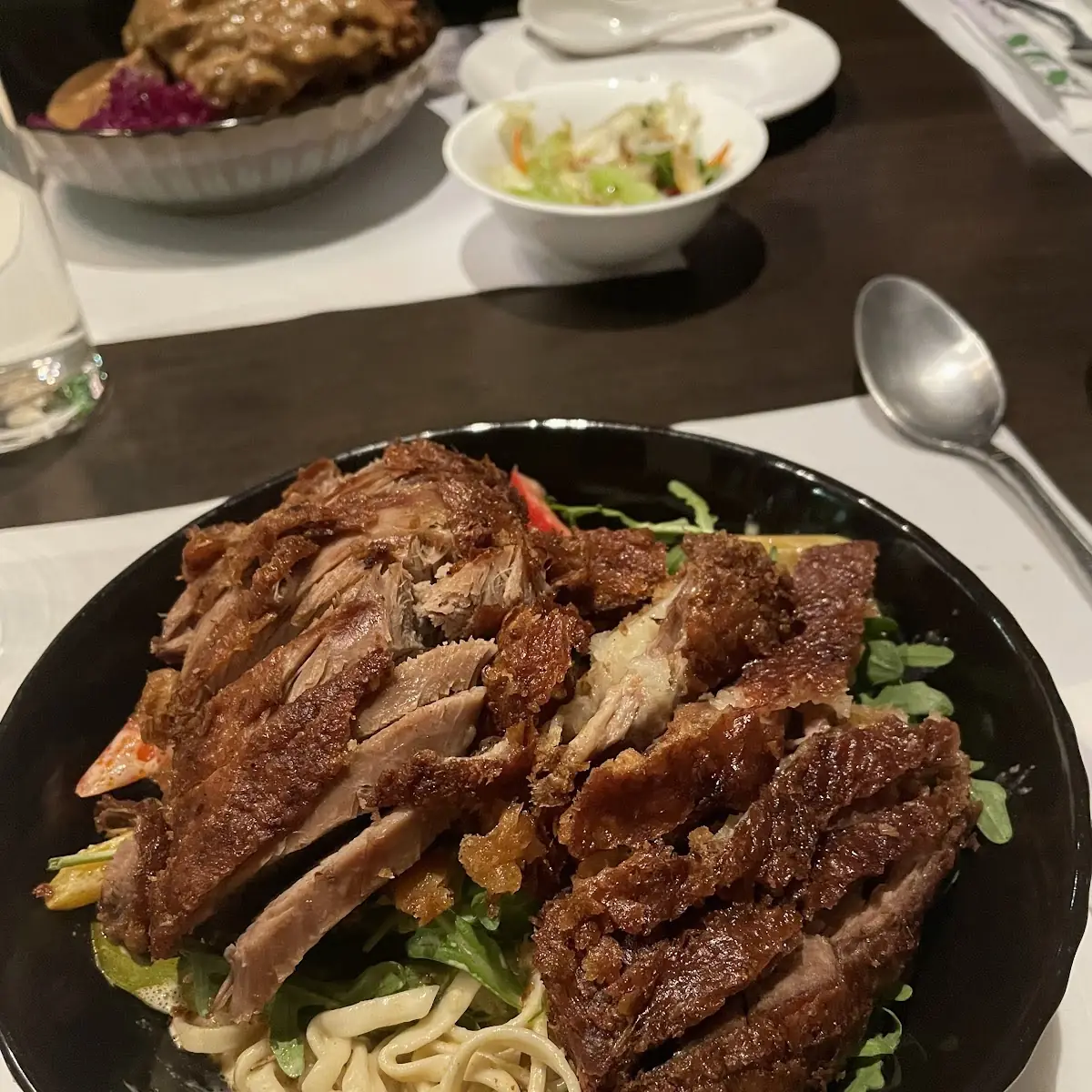 Ente Mit Nudeln Und Curry