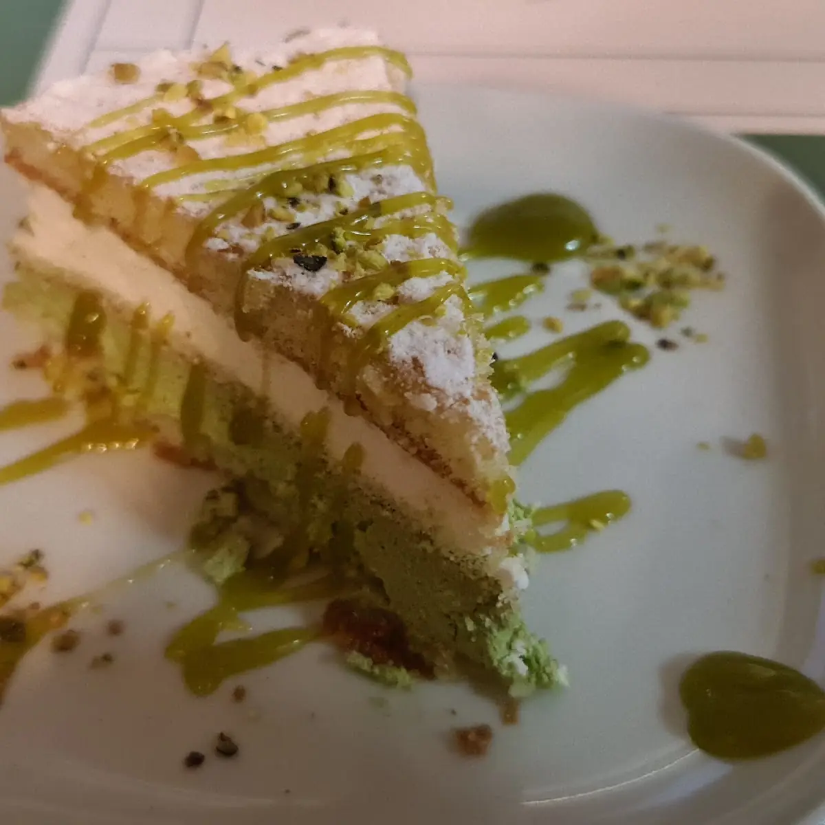 Torta Ricotta E Pistacchio