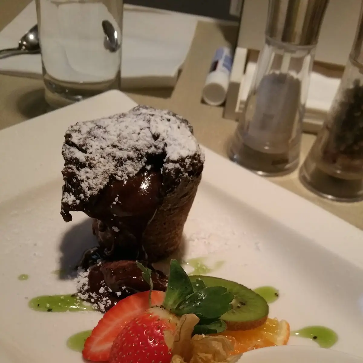 Schokokuchen Mit Flüssigem Kern