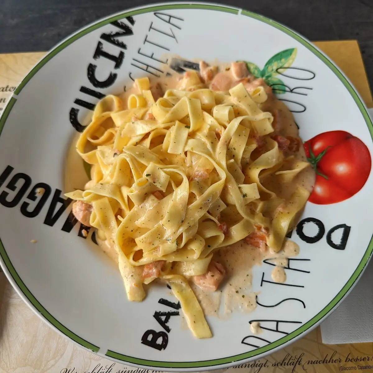 Tagliatelle Al Salmone