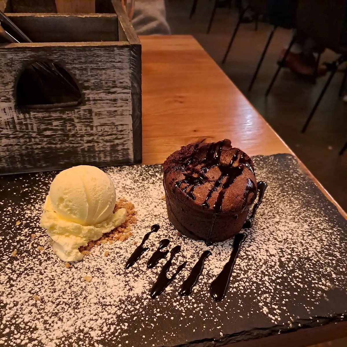 Schoko Kuchen Mit Flüssigem Schokokern