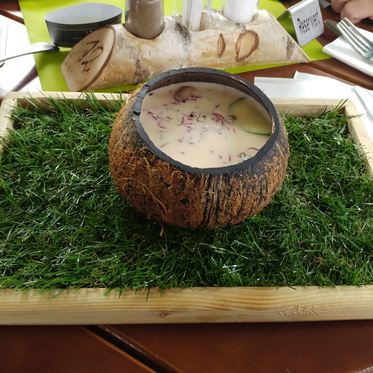 Hühnersuppe Mit Kokosmilch