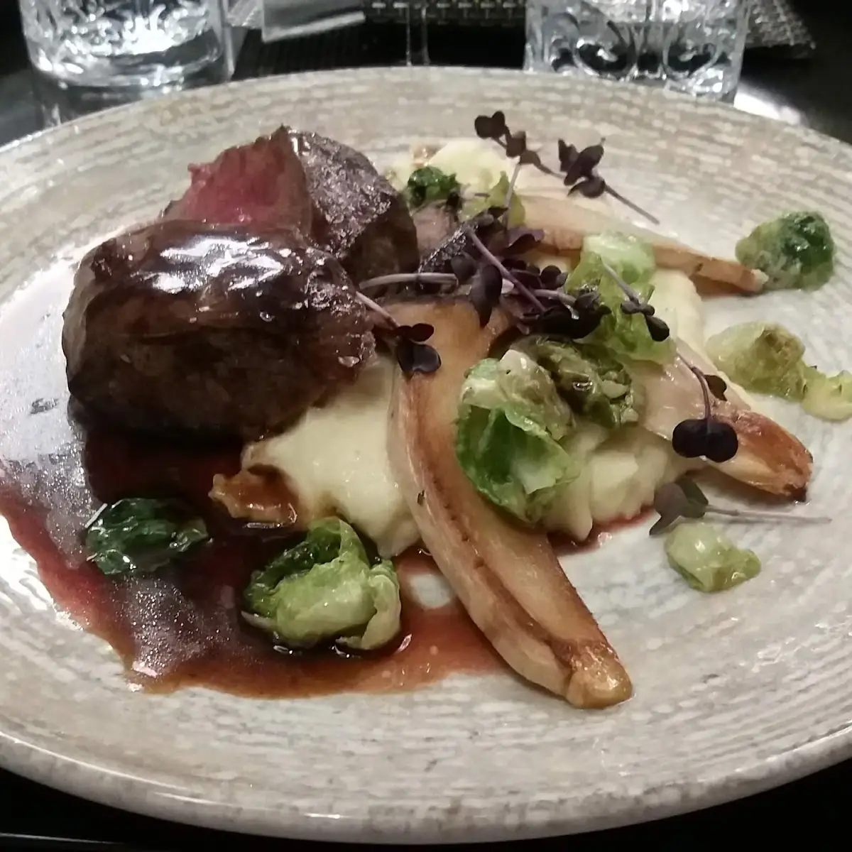 Hirschrückensteak