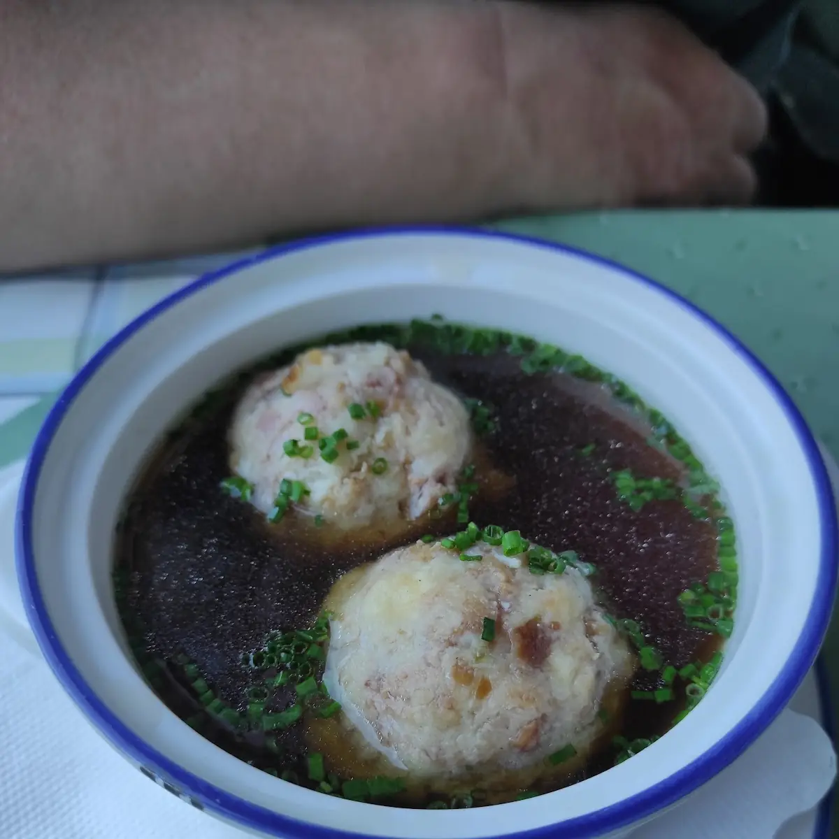 Leberknödel Suppe Májgombóc Leves
