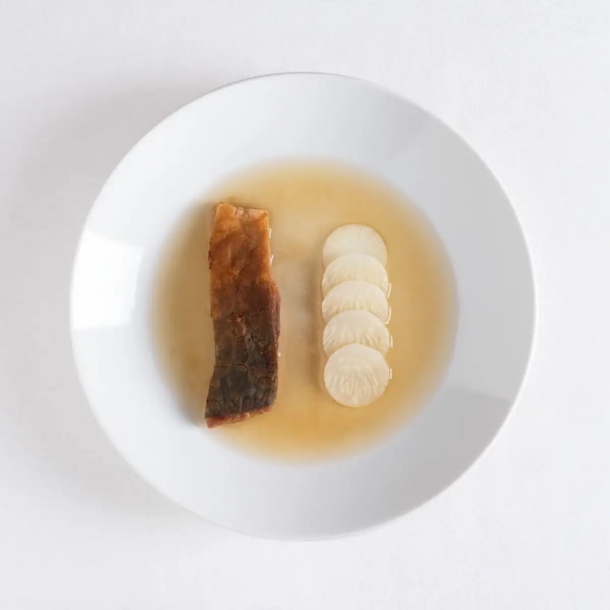 Karpfen Dashi Sellerie
