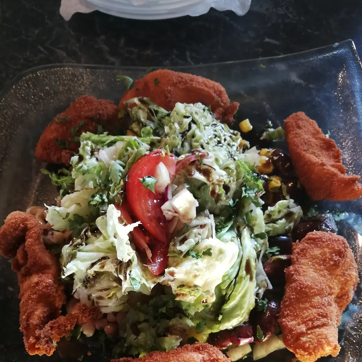 Backhendelsalat