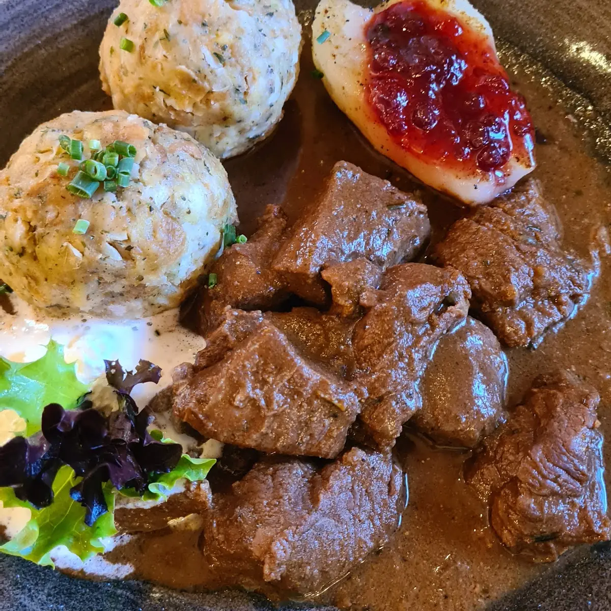 Hirschpfefferragout