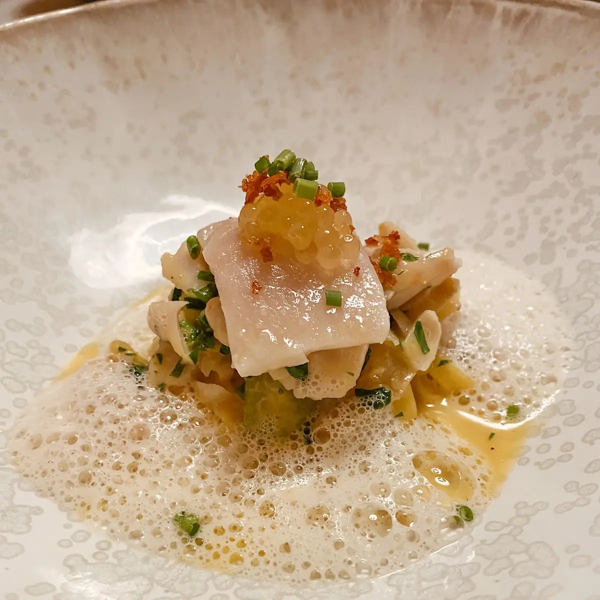 Fisch Carbonara