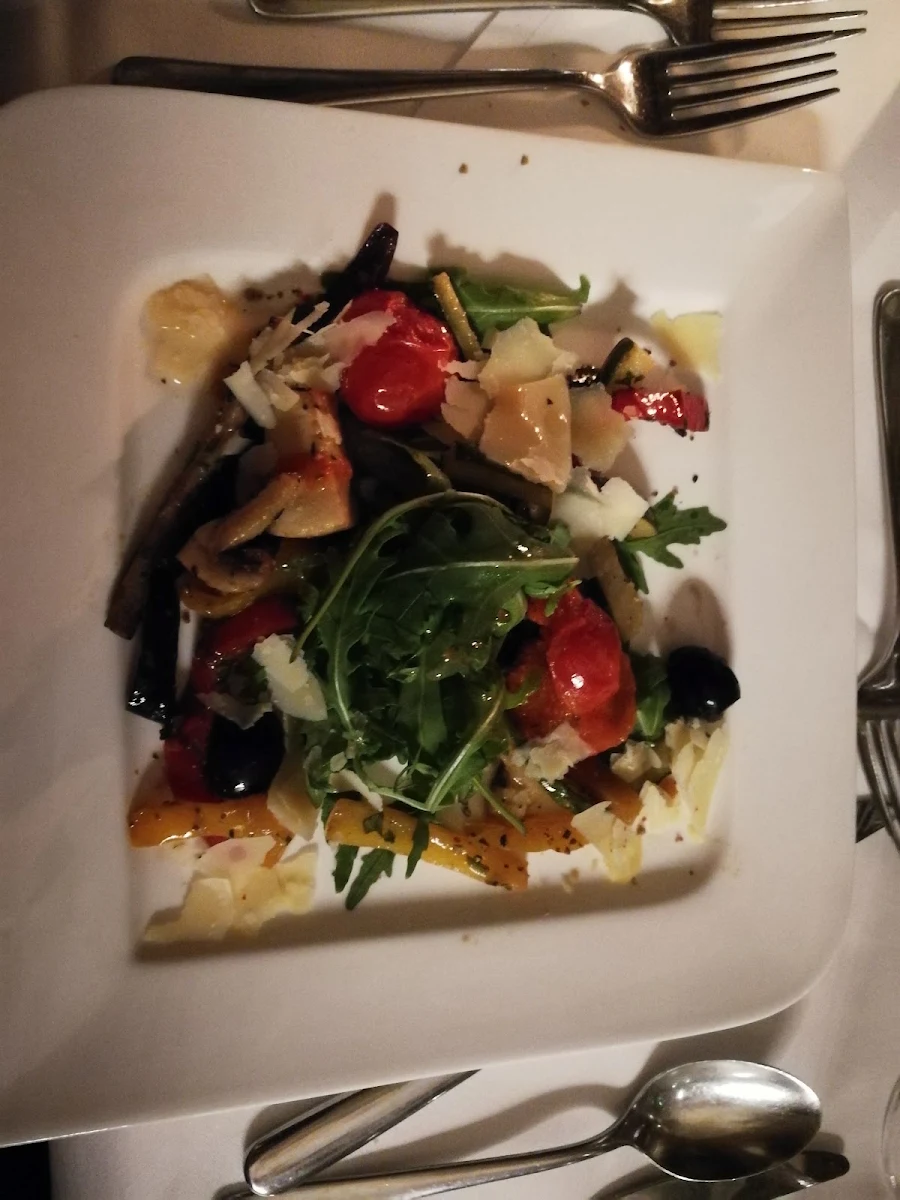 Antipasti with Rucola and Parmesan