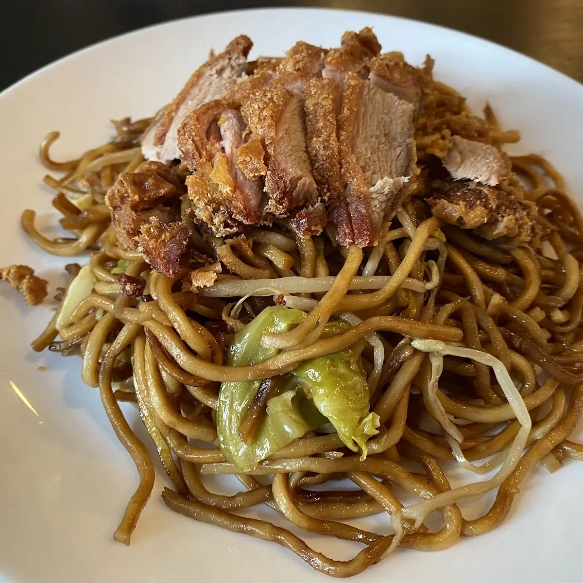 Duck with Fried Noodles