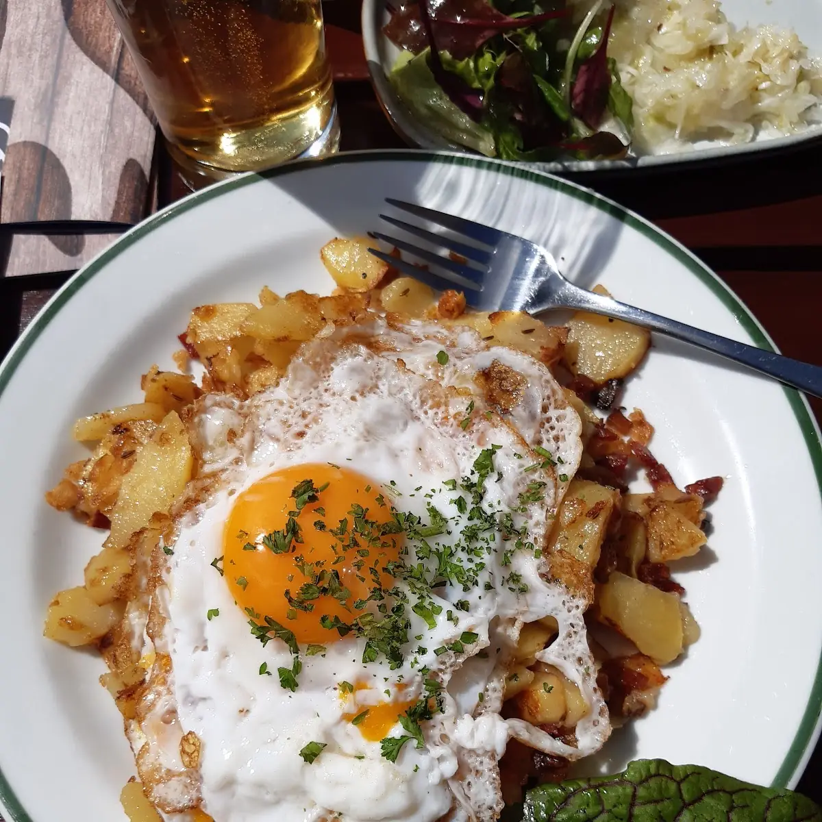 Tiroler Gröstl Mit Krautsalat