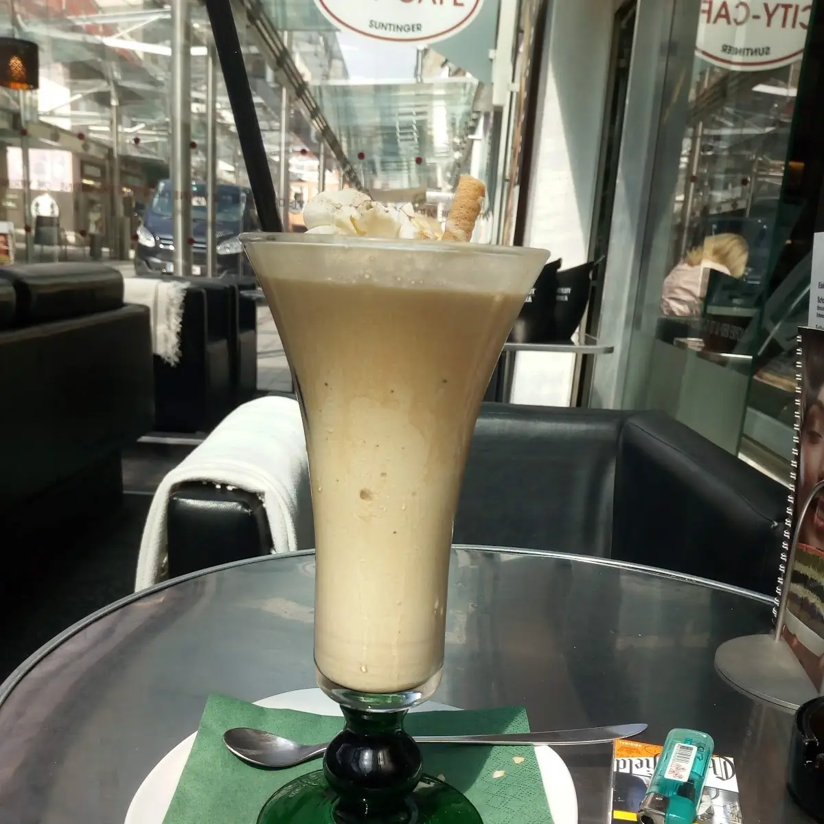 Cremig Gerührter Eiskaffee