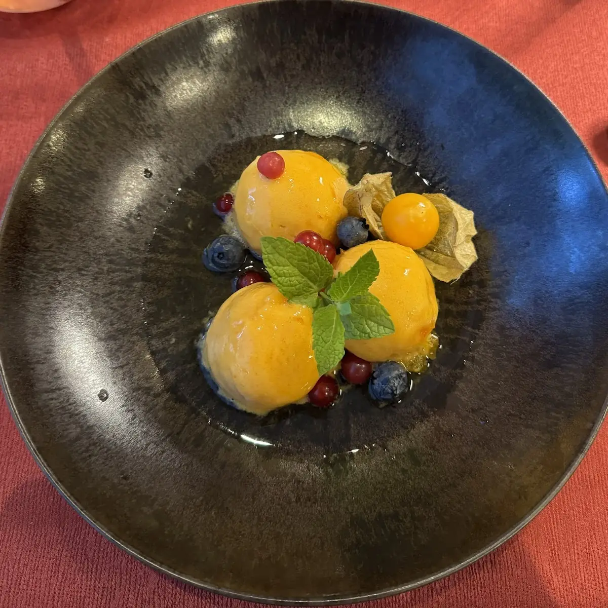 Marillen Sorbet Mit Schuss Vodka U Prosecco