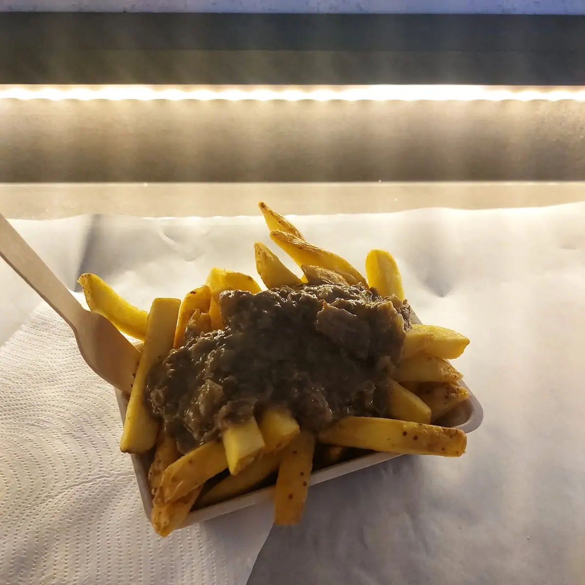 Pommes Schmorfleisch