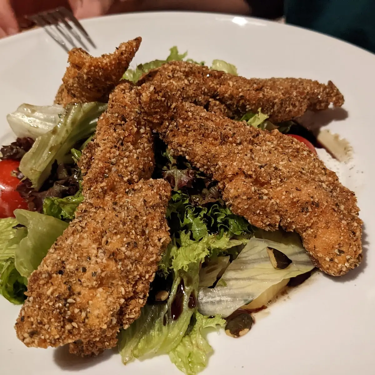 Backhendlsalat