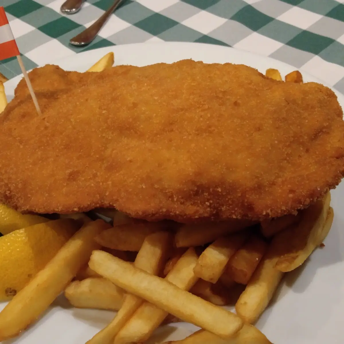 Gebackenes Schollenfilet