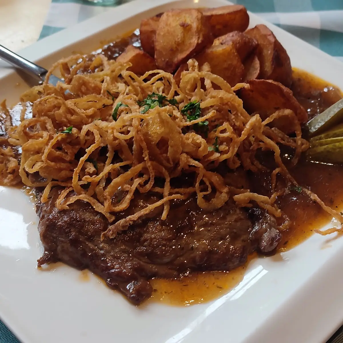 Zwiebelrostbraten