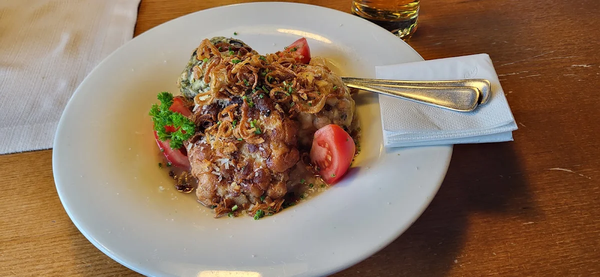 Drei Knödel Speck- Spinat- Kaspressknödel