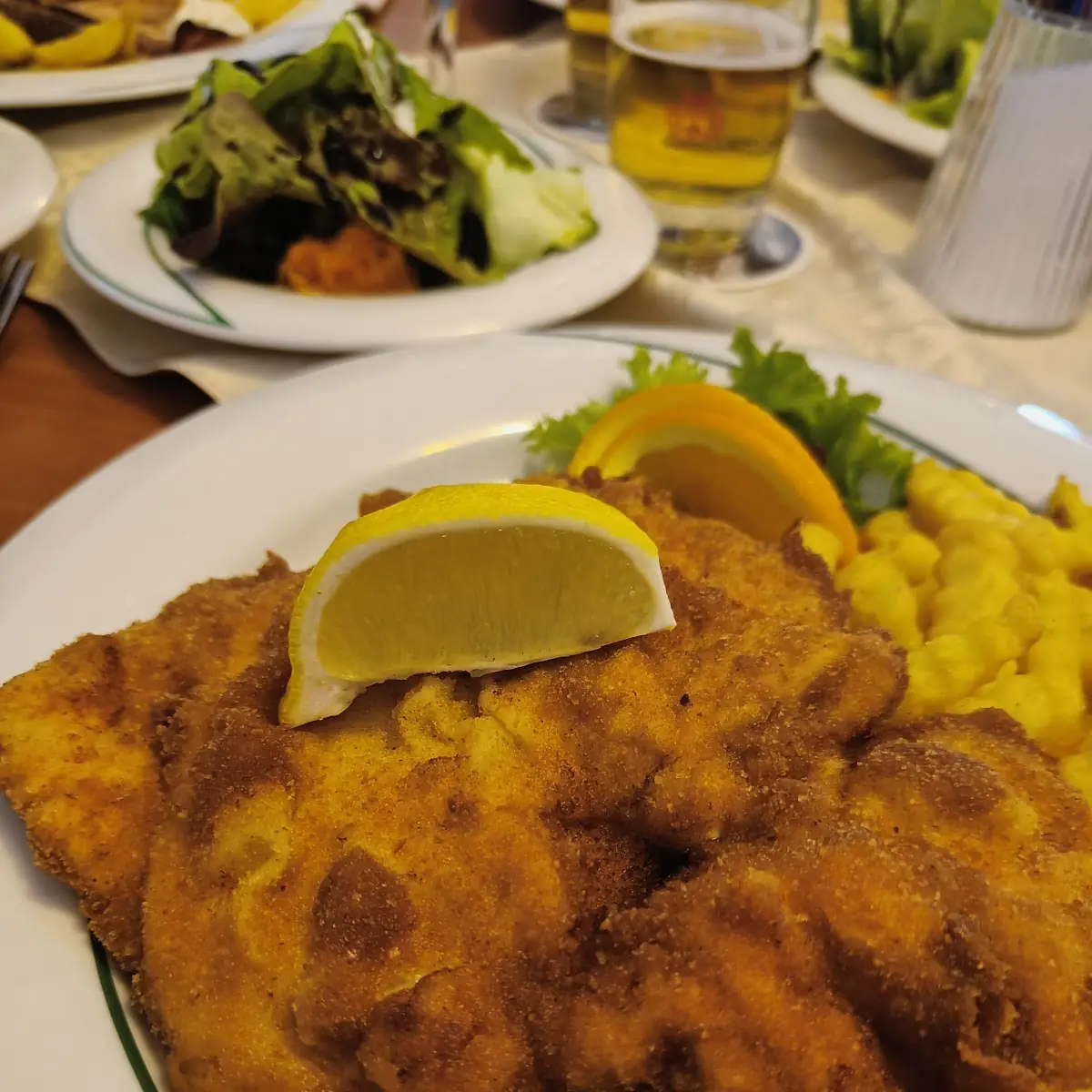 Schnitzel Mit Kartoffelsalat