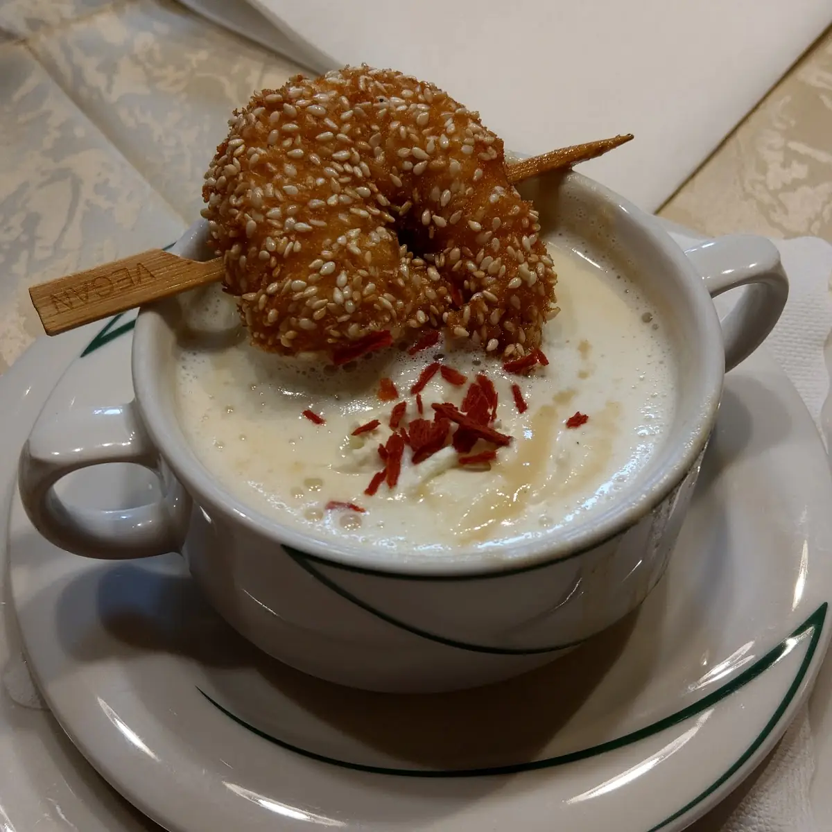 Thai Curry Suppe Mit Shrimp
