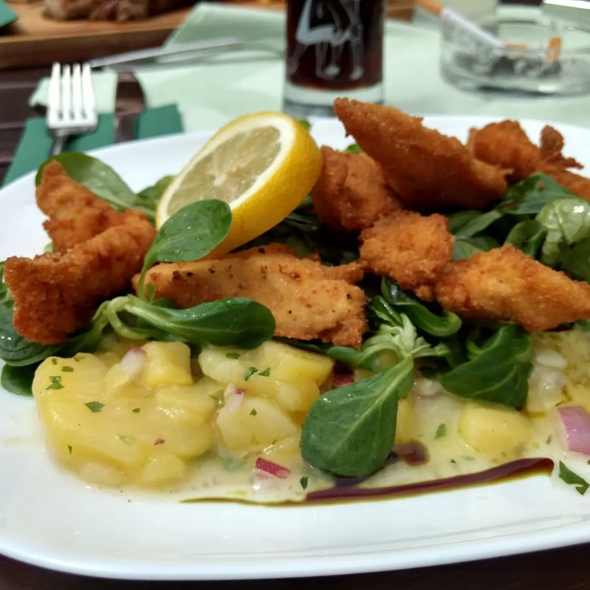 Backhendlsalat