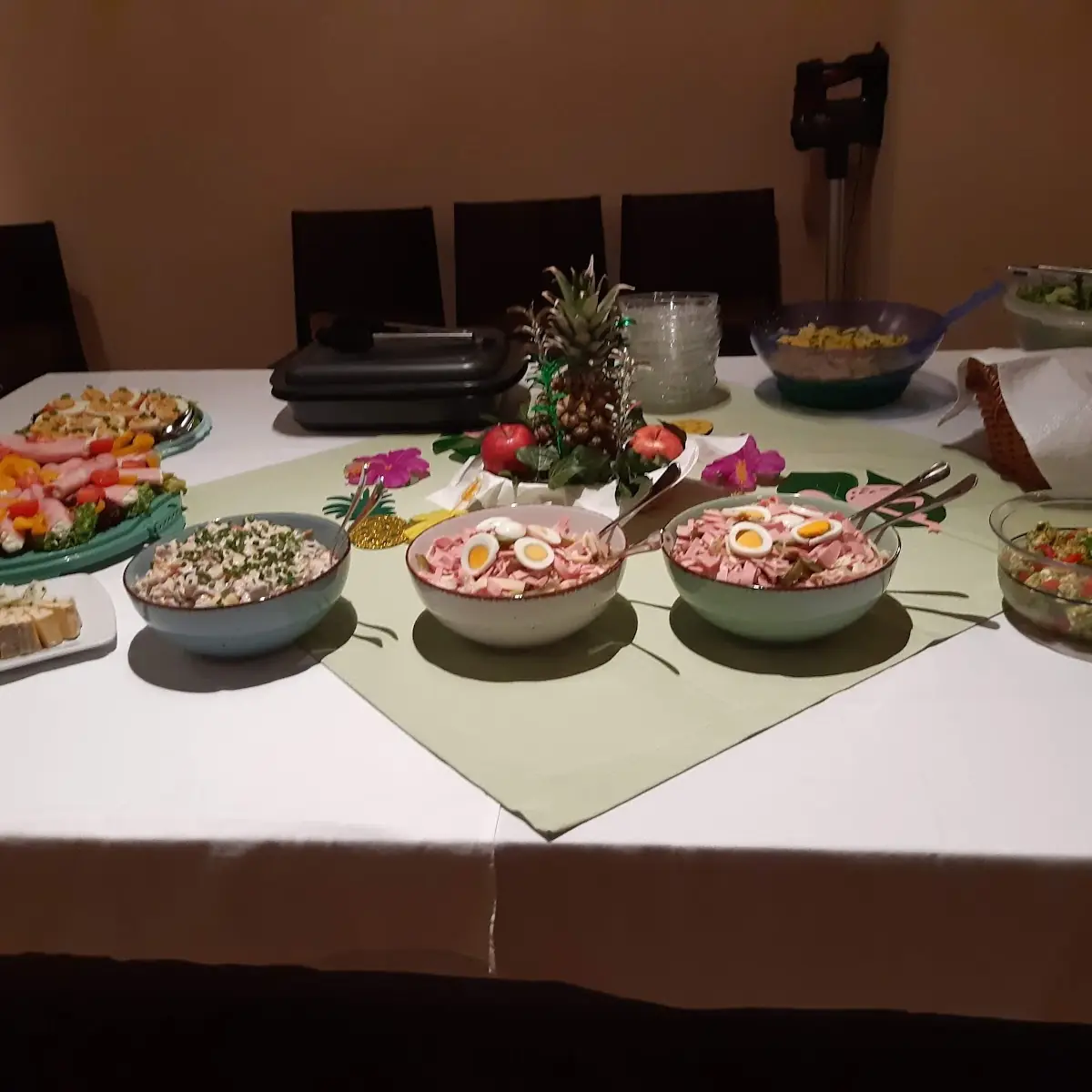 Wurstsalat Gefüllte Eier Heringsalat