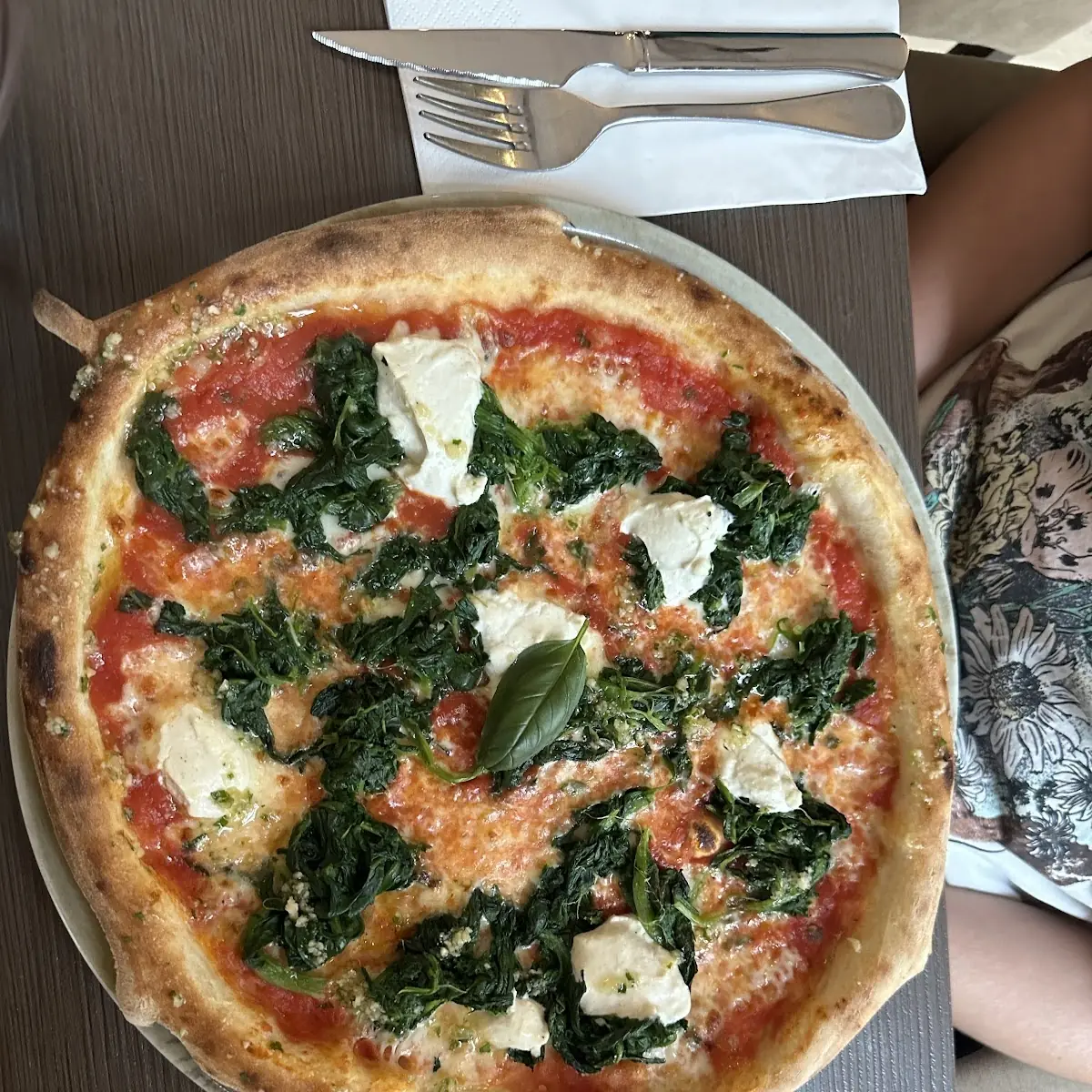Pizza Spinaci Mit Ricotta