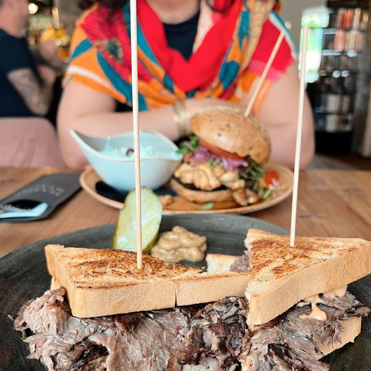 Pulled Beef Clubsandwich