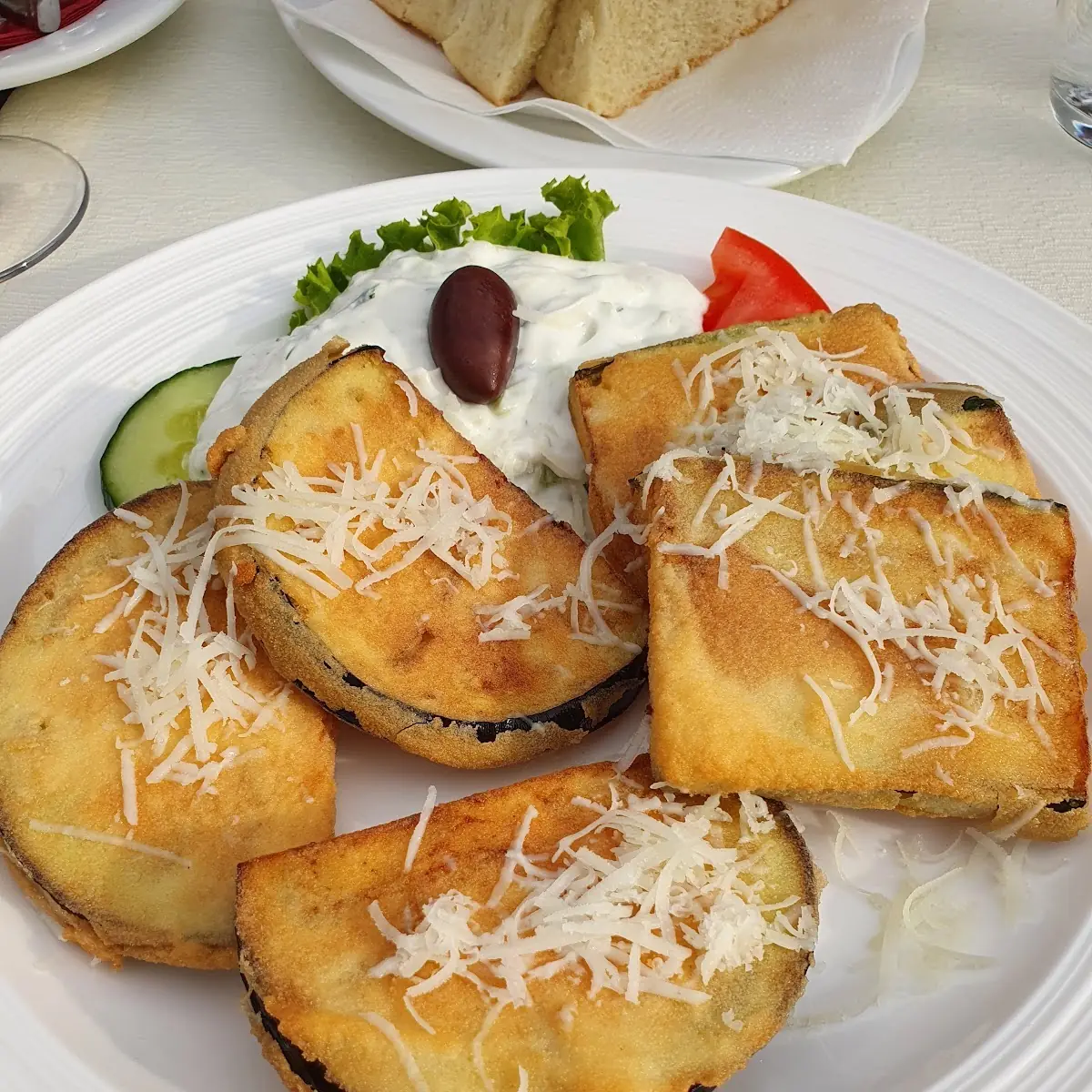 Gebackene Aubergine