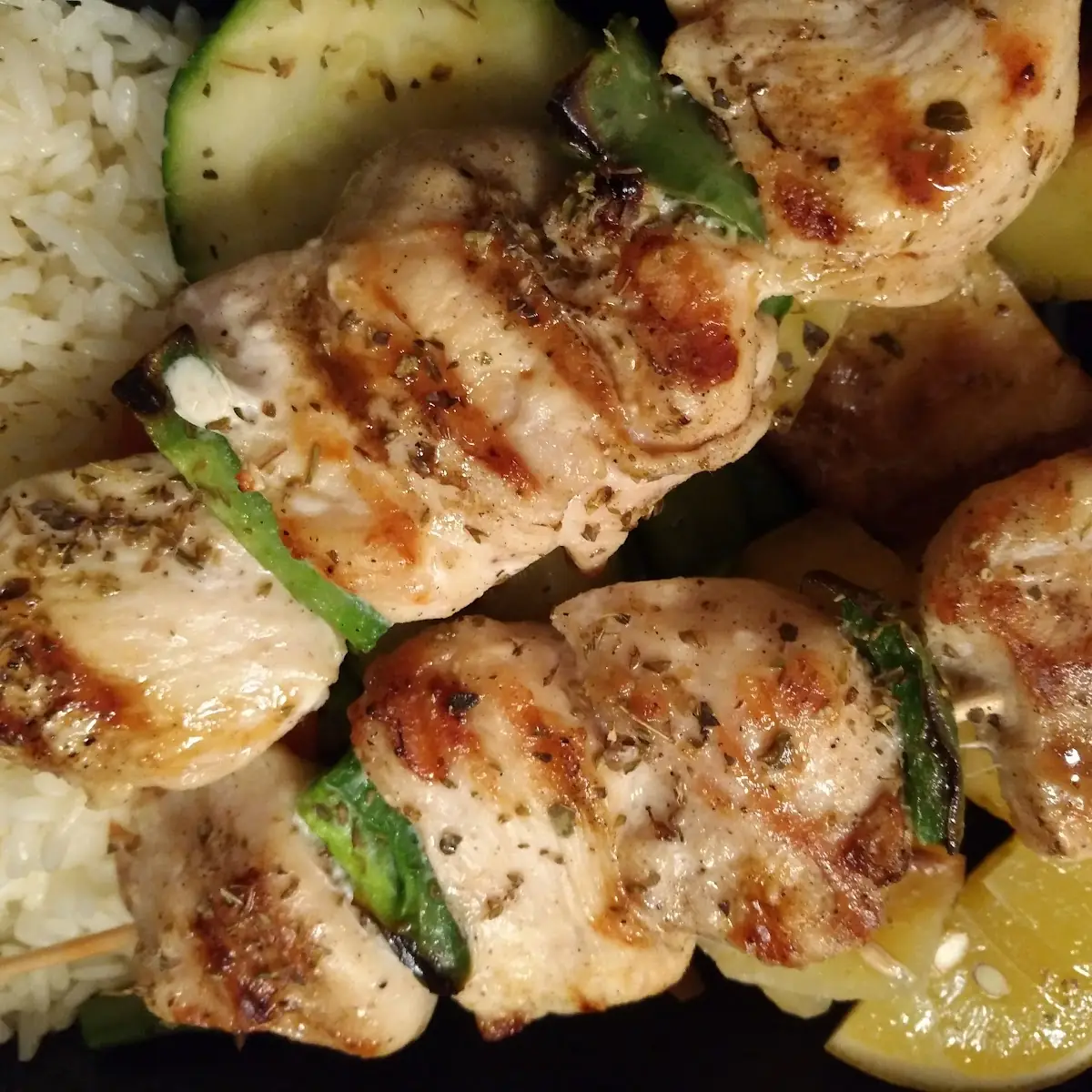 Hühner Spieß