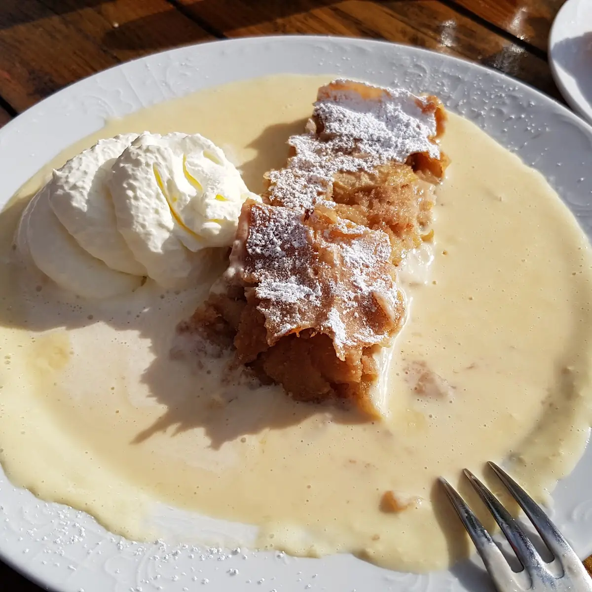 Apple Strudel With Extra Vanilla Sauce