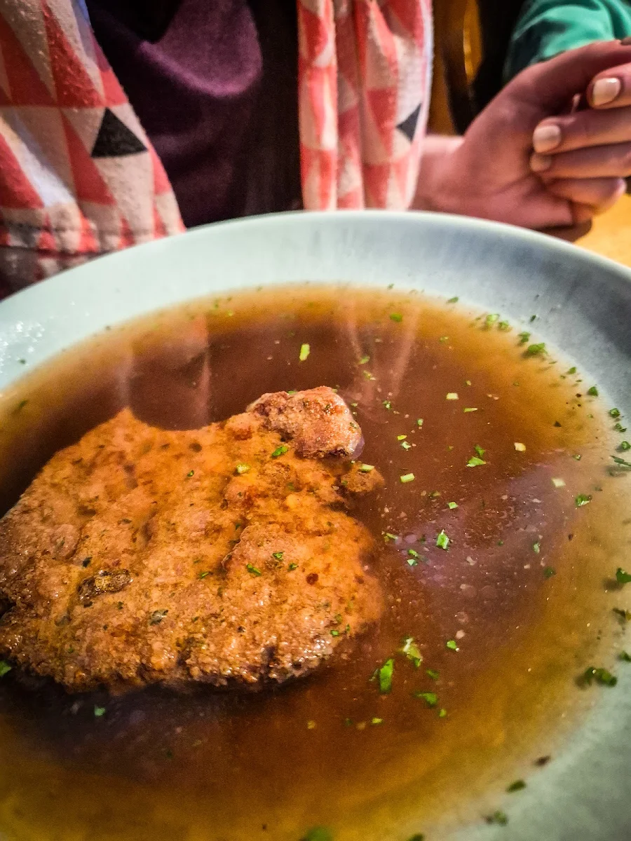 Kaspressknödelsuppe