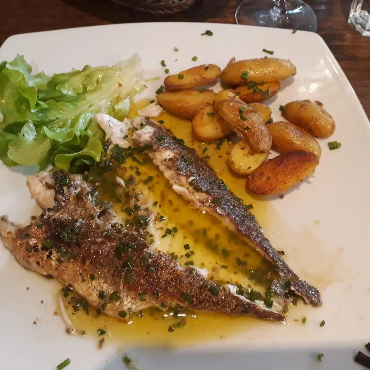 Goldbrasse Mit Gemüse