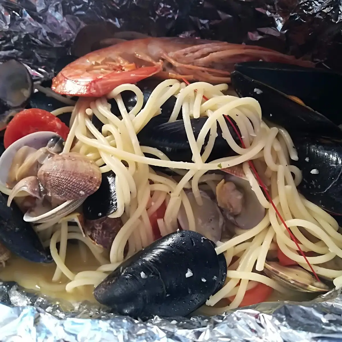 Spaghetti Mit Miesmuscheln
