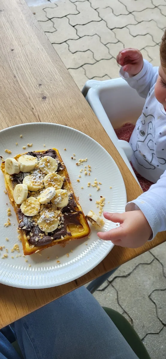 Waffel Mit Nutella