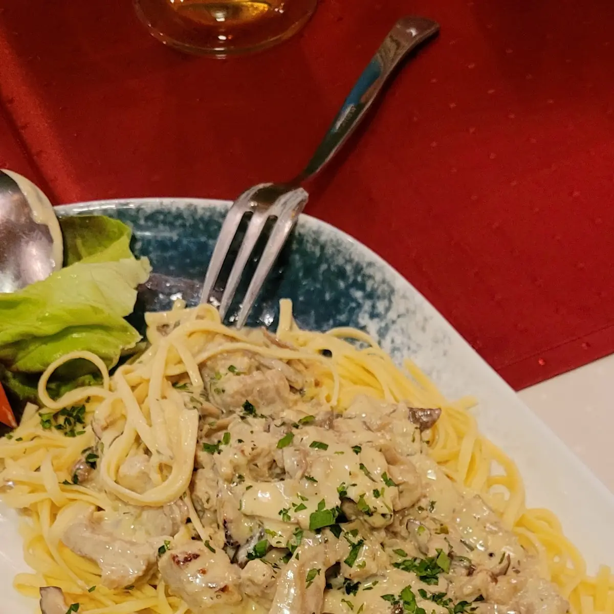 Tagliolini Ai Funghi E Carne Di Cervo
