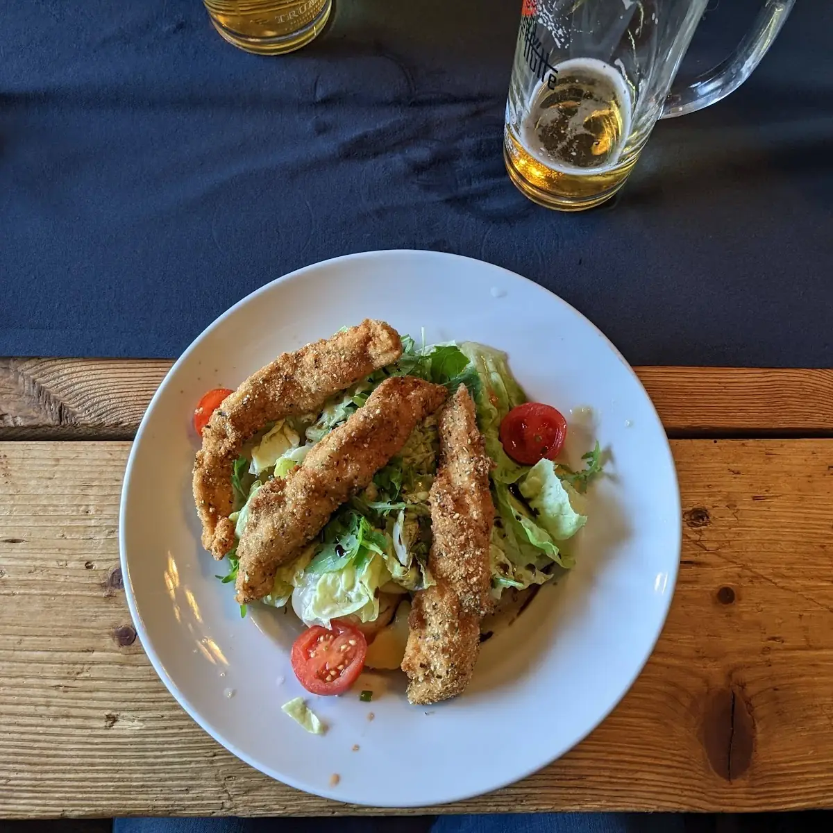 Backhendl-salat